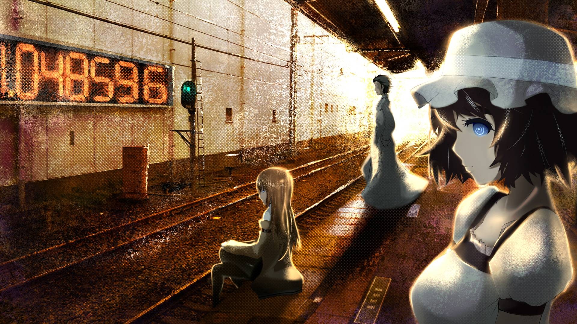 Steins;Gate, Anime, Okabe Rintarou, Shiina Mayuri, Makise Kurisu Wallpaper