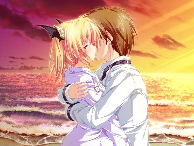 anime Girls, Visual Novel, Beach, Magus Tale HD Wallpaper Desktop Background
