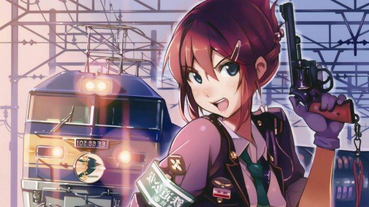 Rail Wars, Anime, Anime Girls, Sakurai Aoi HD Wallpaper Desktop Background