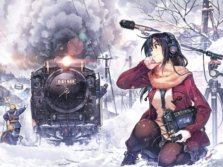 Rail Wars, Anime Girls HD Wallpaper Desktop Background