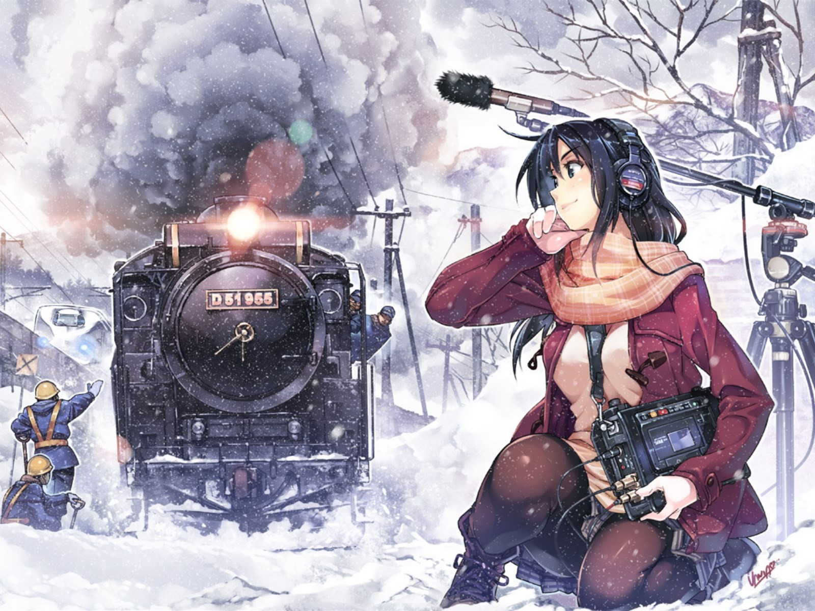 Rail Wars, Anime Girls Wallpaper