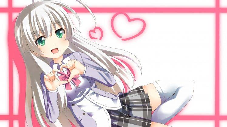 anime Girls, Nyaruko, Schoolgirls HD Wallpaper Desktop Background