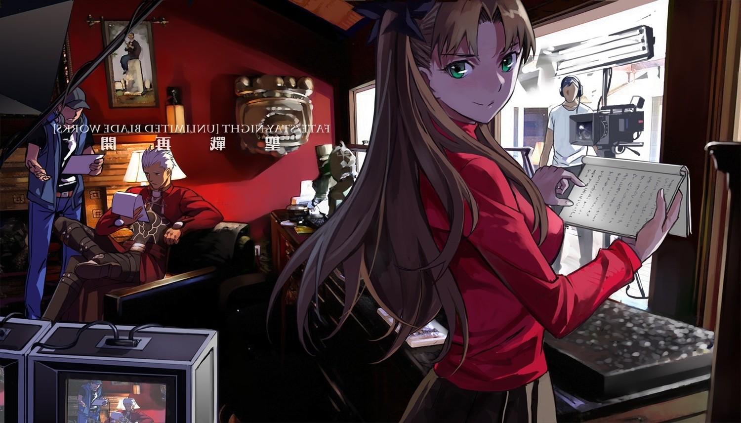 anime, Anime Girls, Tohsaka Rin, Archer (Fate Stay Night), Fate Series Wallpaper