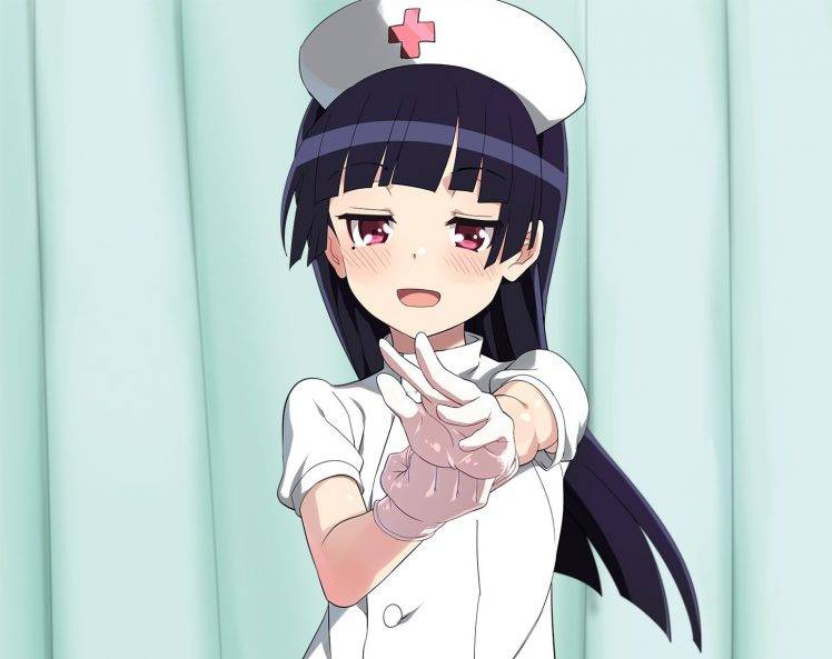 anime, Anime Girls, Nurse Outfit, Gokou Ruri, Ore No Imouto Ga Konnani Kawaii Wake Ga Nai HD Wallpaper Desktop Background