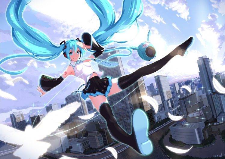 anime, Vocaloid, Hatsune Miku HD Wallpaper Desktop Background