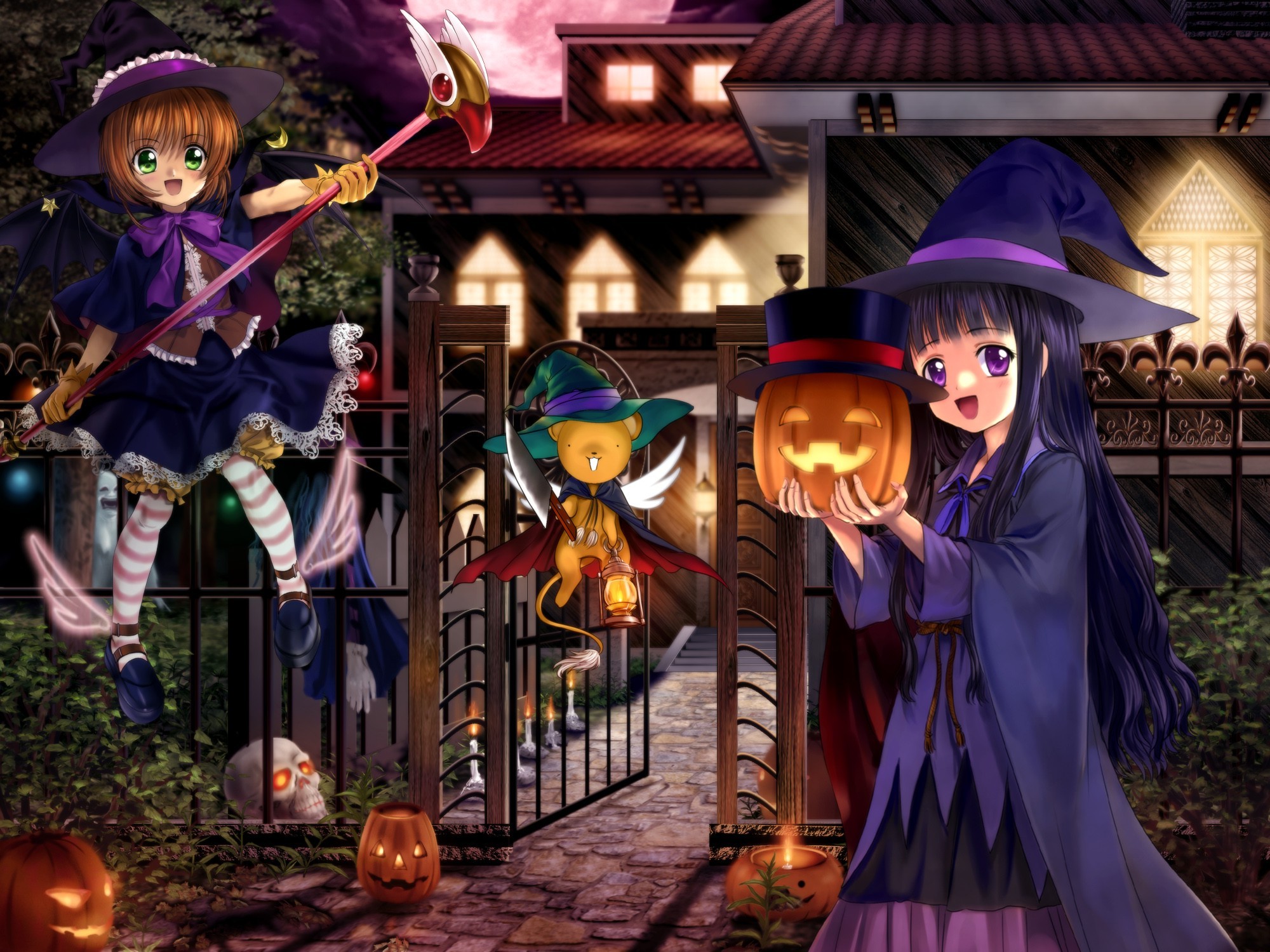 anime Girls, Halloween, Card Captor Sakura Wallpaper