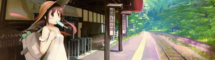 soft Shading, Train Station, Sun Hats HD Wallpaper Desktop Background