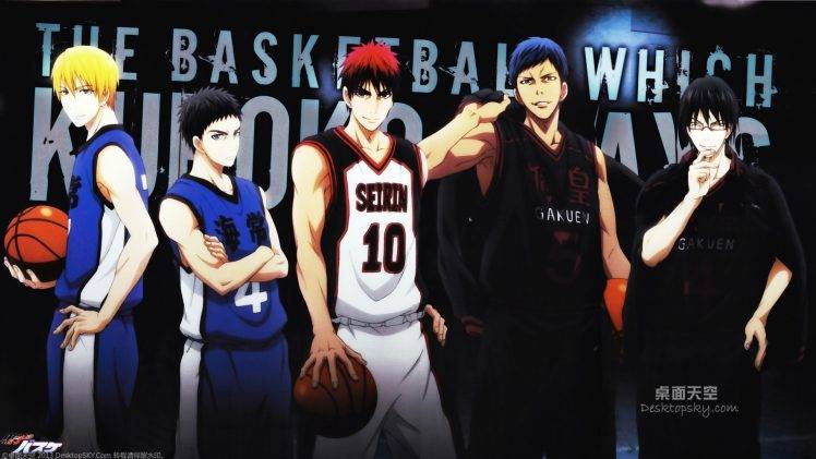 Kuroko No Basket, Kagami Taiga, Kuroko Tetsuya, Anime, Anime Boys, Kise Ryouta, Aomine Daiki, Kasamatsu Yukio, Imayoshi Shouichi HD Wallpaper Desktop Background