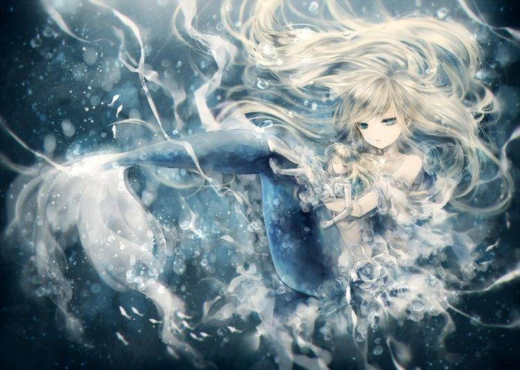 mermaids, Anime Girls, Doll, Original Characters HD Wallpaper Desktop Background