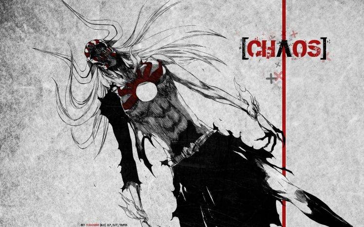 Kurosaki Ichigo, Bleach, Anime, Vasto Lorde, Hollow, Grunge, Selective Coloring HD Wallpaper Desktop Background