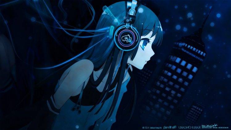 anime, Anime Girls, Headphones HD Wallpaper Desktop Background