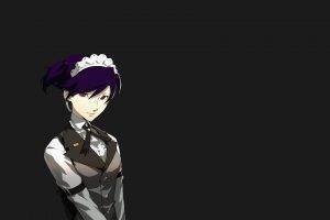 Persona Series, Persona 4 Arena Ultimax, Kikuno Saikawa, Simple Background