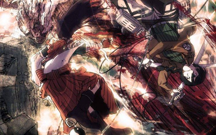 Shingeki No Kyojin, Anime, Anime Girls HD Wallpaper Desktop Background