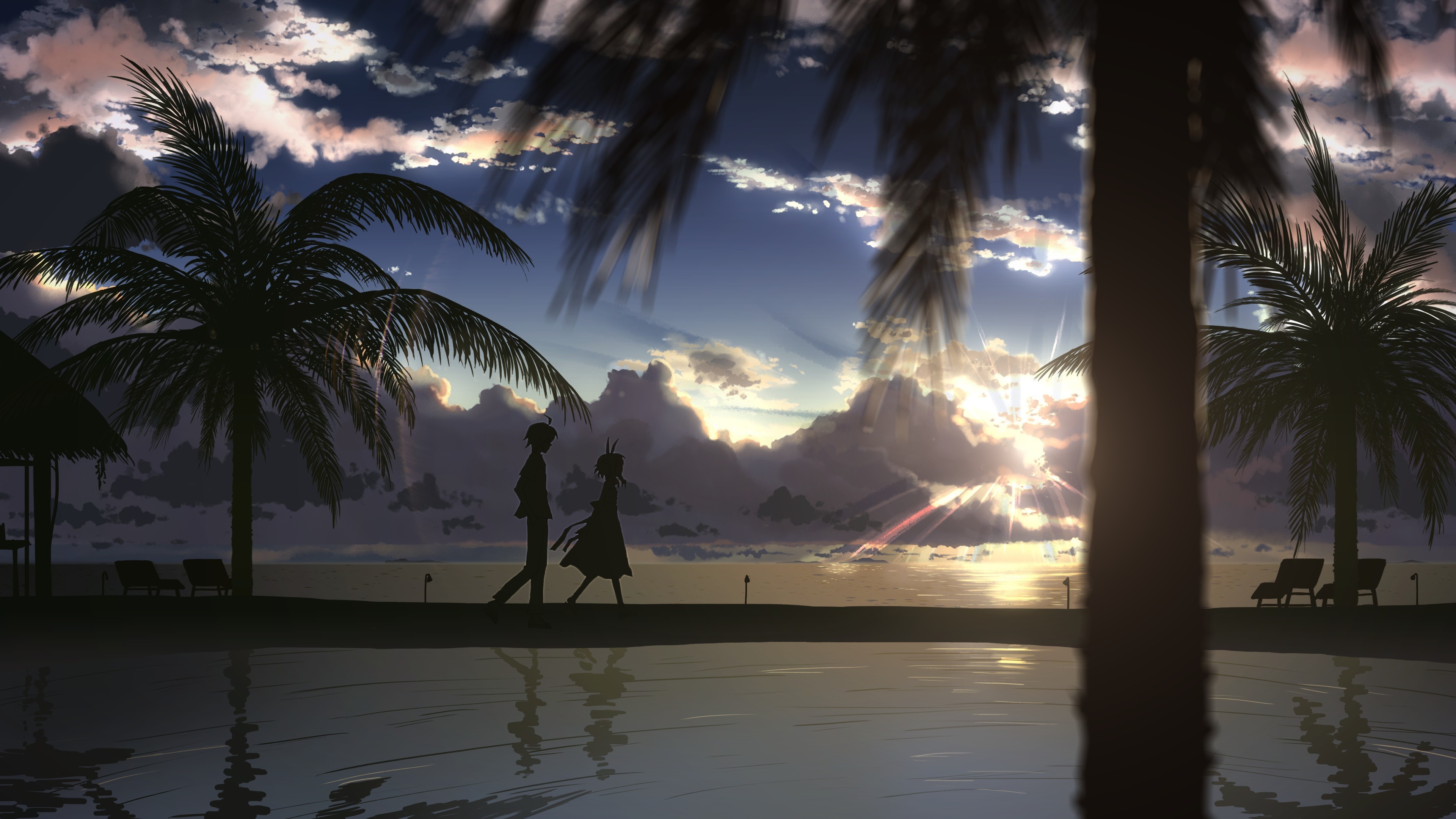 Anime Sunrise Over Boracay by StickySurprize on DeviantArt