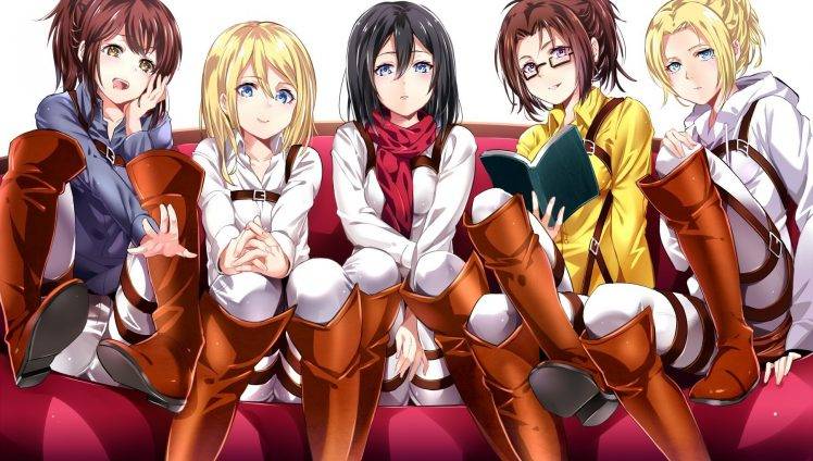 Shingeki No Kyojin, Anime, Anime Girls HD Wallpaper Desktop Background