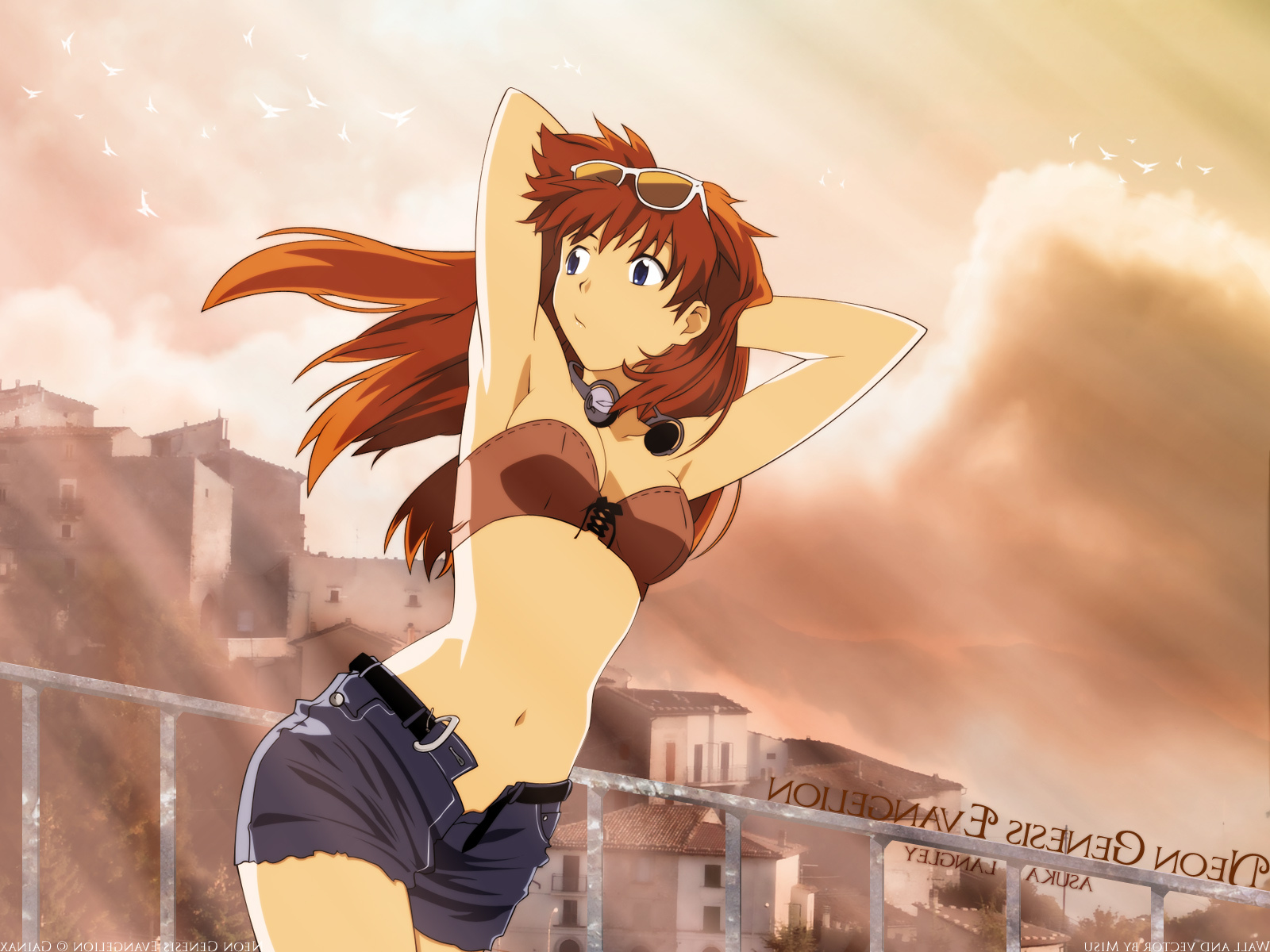 Neon Genesis Evangelion, Anime, Anime Girls, Asuka Langley Soryu Wallpaper