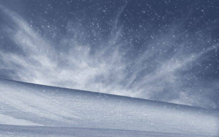 CGI, Snow, Stars HD Wallpaper Desktop Background