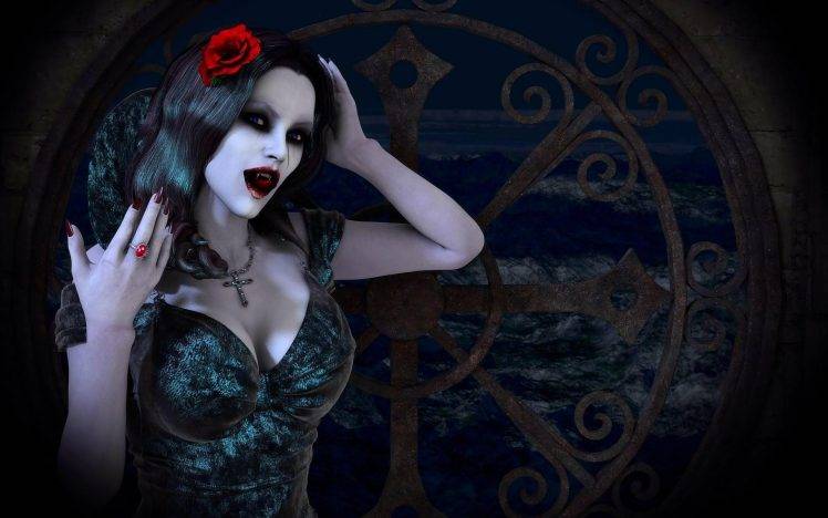 CGI, Vampires, Artwork HD Wallpaper Desktop Background