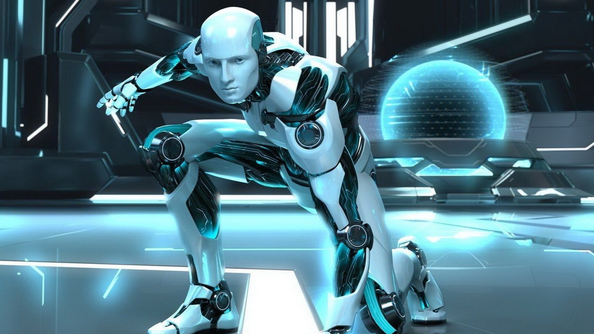 robot, Cyborg, Androids, Science Fiction, CGI, Digital Art Wallpaper