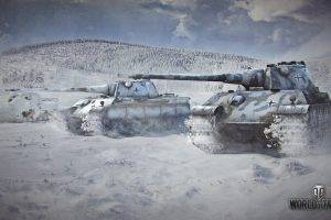 World Of Tanks, Wargaming, Nature, Forest, Winter, Panther Tank, Pzkpfw V Panther