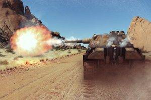 World Of Tanks, Wargaming, Nature, Desert, Panther II