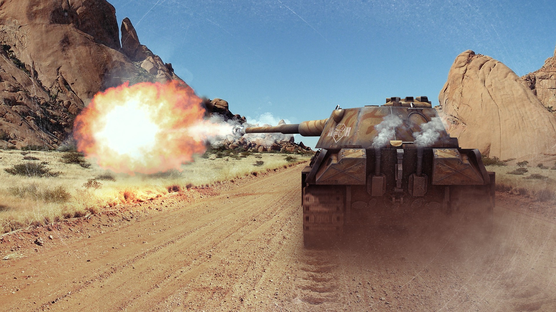 World Of Tanks, Wargaming, Nature, Desert, Panther II Wallpaper