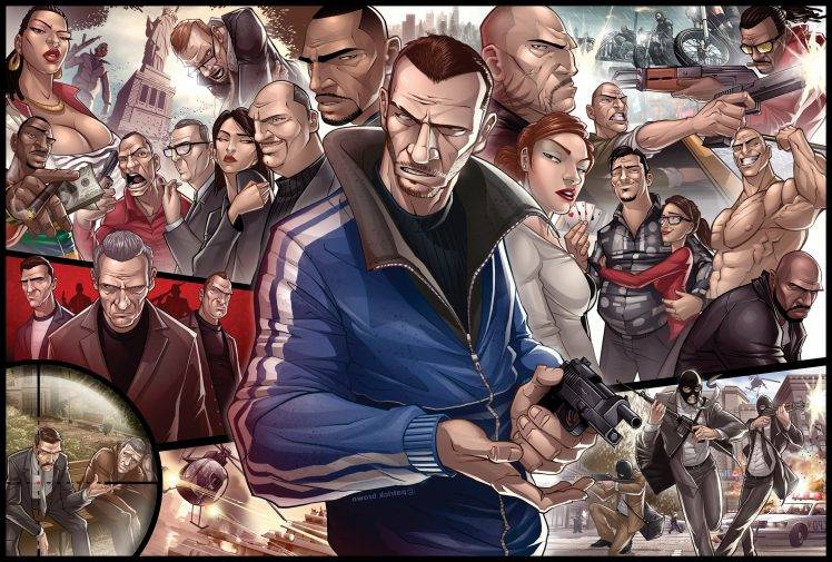 Niko Bellic, Grand Theft Auto IV, Video Games, Grand Theft Auto HD Wallpaper Desktop Background