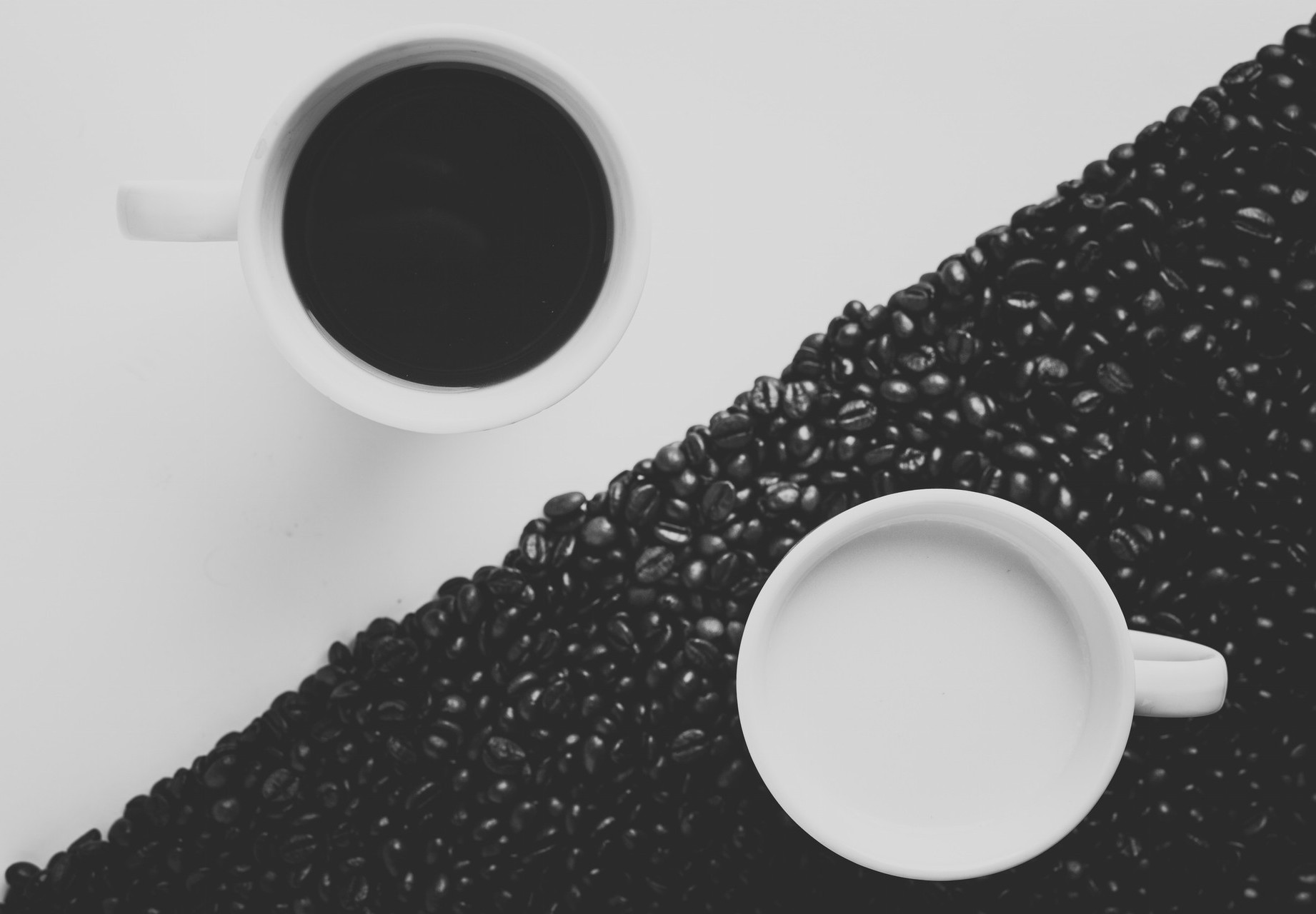 nature, Coffee, Yin And Yang, Cup Wallpaper