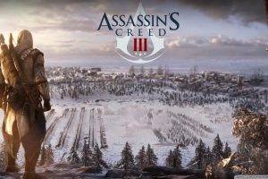 assassin, Assassins Creed, Assassins Creed III, Winter, Ubisoft, Video Games