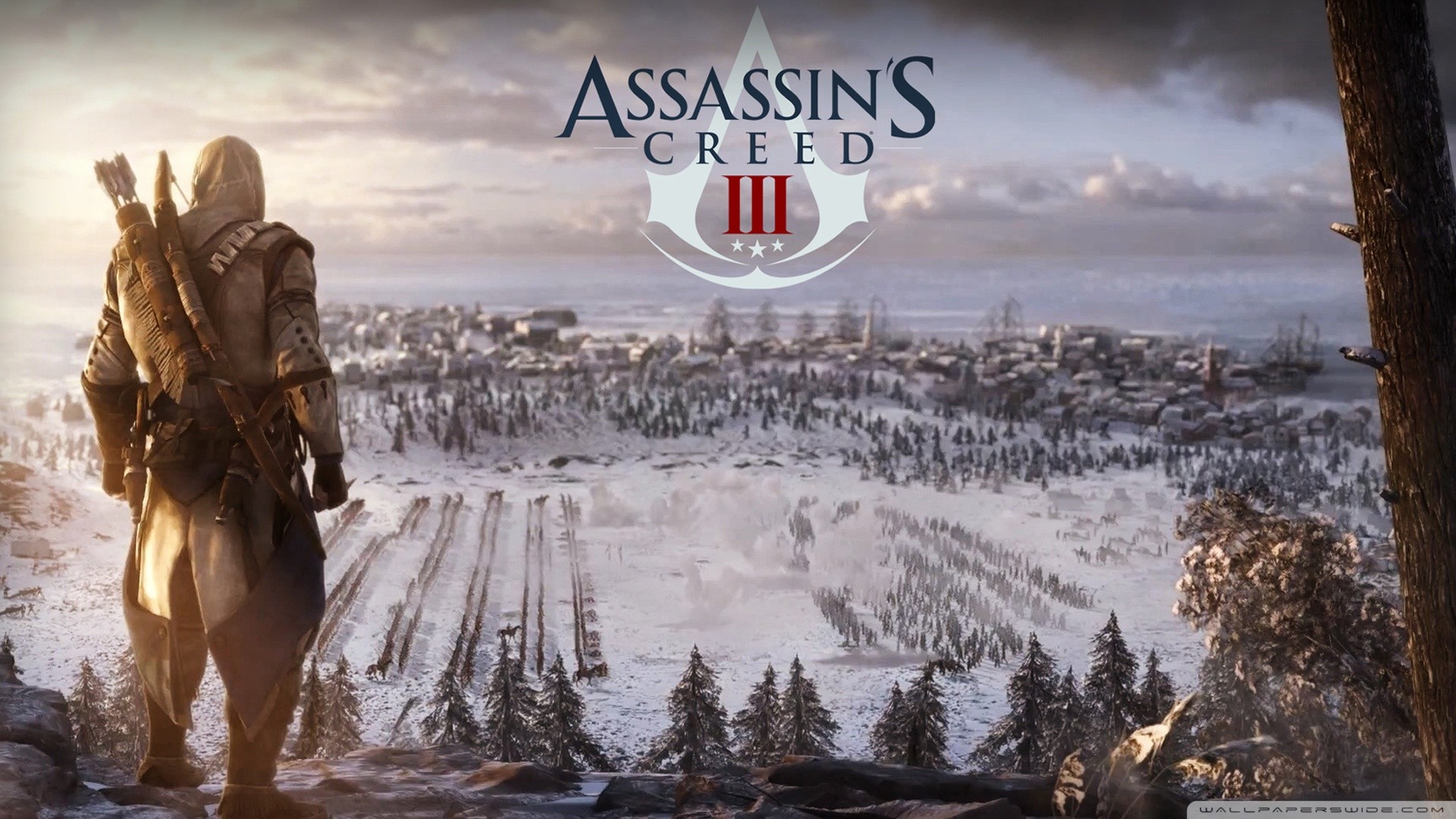 assassin, Assassins Creed, Assassins Creed III, Winter, Ubisoft, Video Games Wallpaper