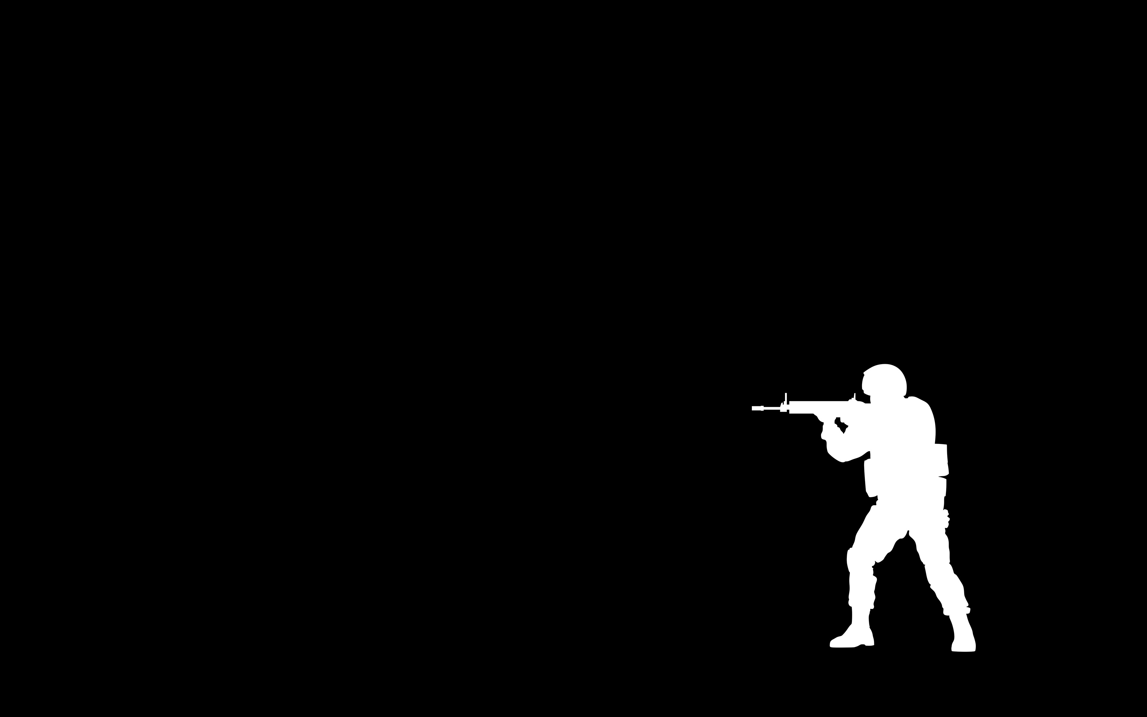 video Games, Special Forces, Silhouette, Minimalism, Counter Strike: Global Offensive Wallpaper