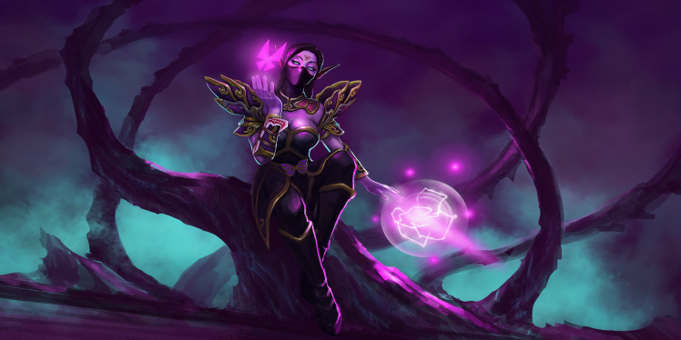 Defense Of The Ancient, Dota, Dota 2, Valve, Valve Corporation, Video Games, Online Games, Heroes, Fantasy Art, Templar Assassin HD Wallpaper Desktop Background