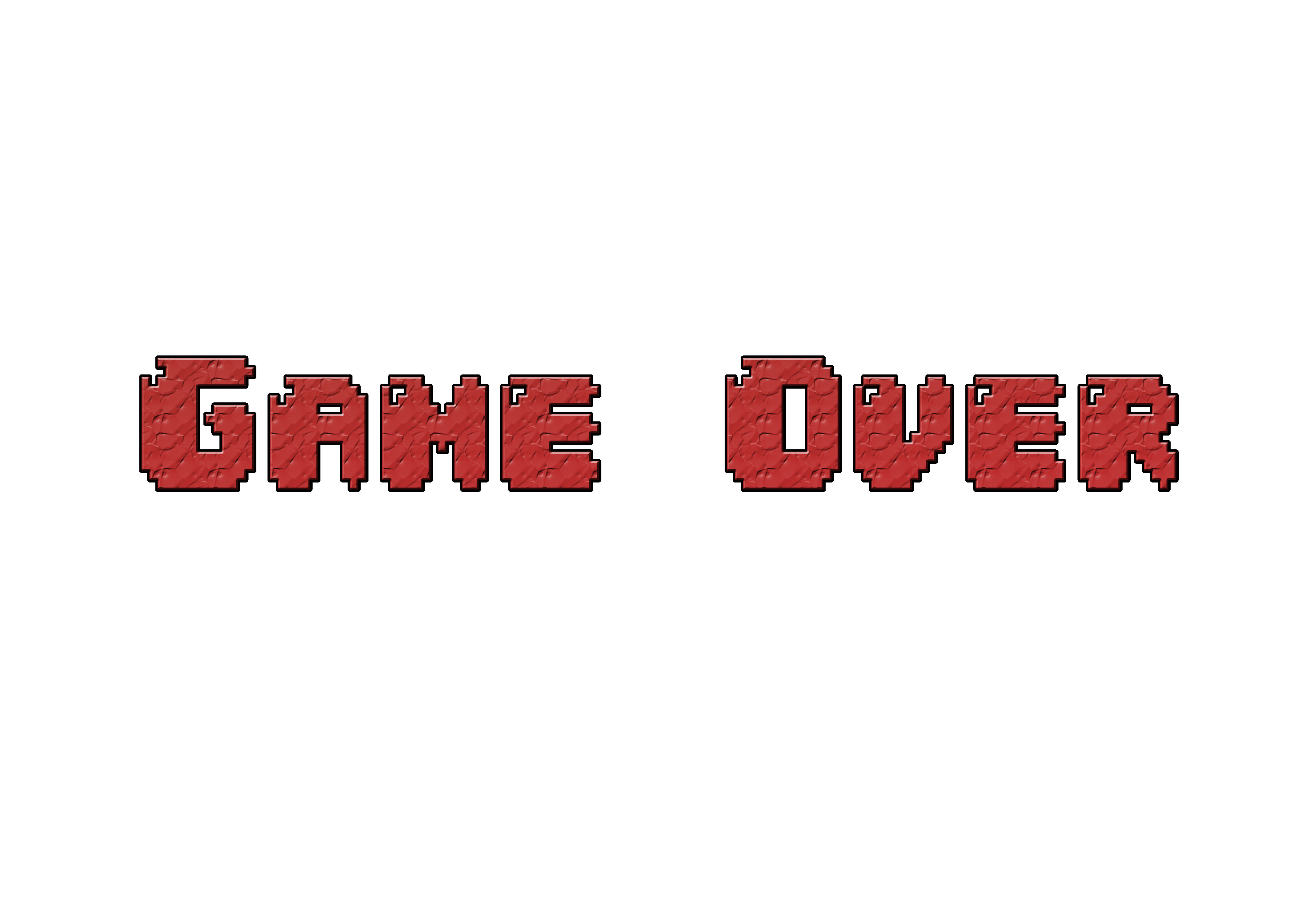 digital Art, GAME OVER, Minimalism, Text, Video Games, Retro Games, Transparent Background, Pixels Wallpaper