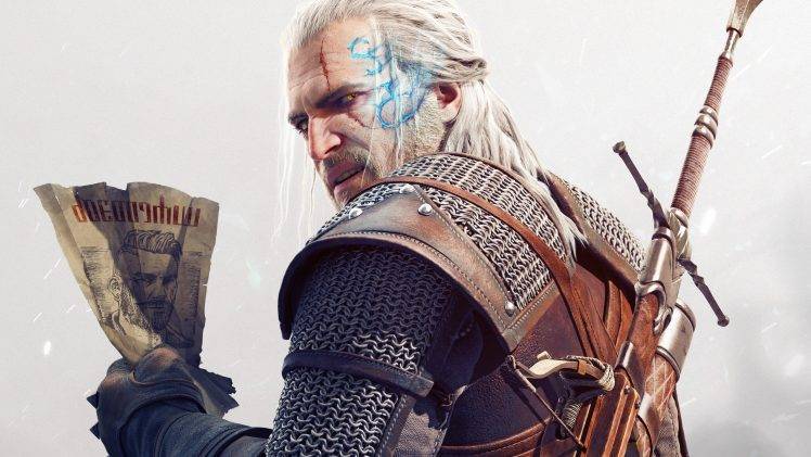 Geralt Of Rivia, Artwork, Video Games, The Witcher 3: Wild Hunt HD Wallpaper Desktop Background