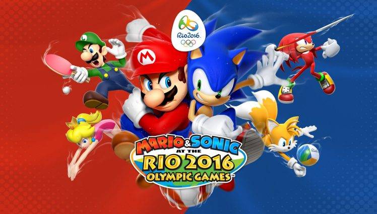 video Games, Artwork, Mario & Sonic At The Rio  2016 Olympic Games HD Wallpaper Desktop Background