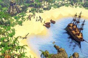 Age Of Empires III, Video Games, Boat, Coast