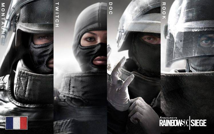 police, Rainbow Six: Siege, Video Games, Artwork, Special Forces, GIGN, Collage HD Wallpaper Desktop Background