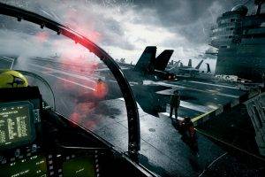 Battlefield 3, Video Games, Aircraft Carrier, Military, McDonnell Douglas F A 18 Hornet