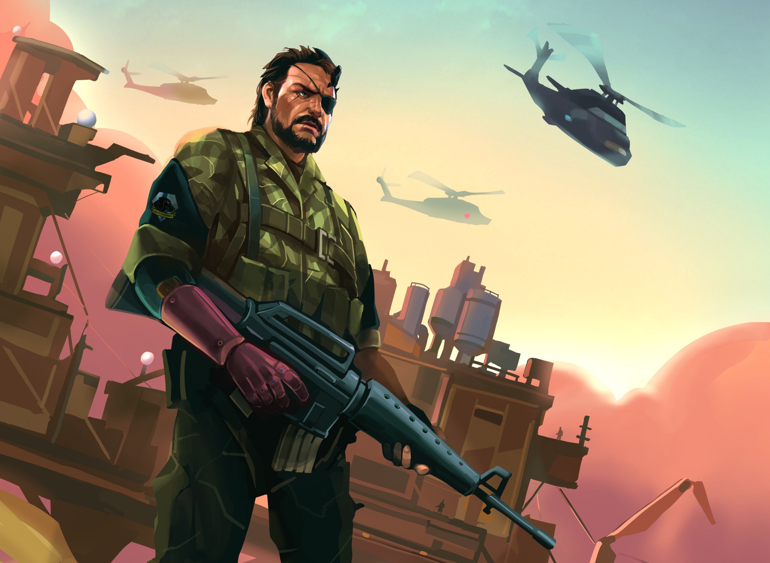 Big Boss, Metal Gear Solid V: The Phantom Pain, Video Games Wallpaper