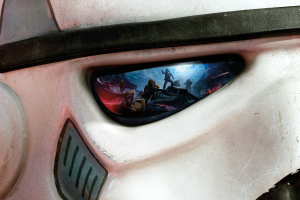 stormtrooper, Star Wars: Battlefront, Closeup, Battle, Reflection, Video Games