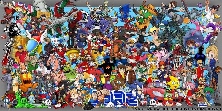 Sega, Video Games, Crossover HD Wallpaper Desktop Background