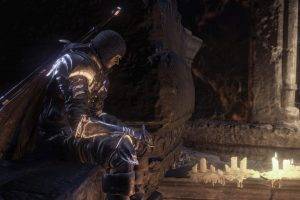 Dark Souls III, Dark Souls, Gothic, Midevil, Dark, Video Games, Knights, Fire, Fighting, Sword, Landscape, Castle