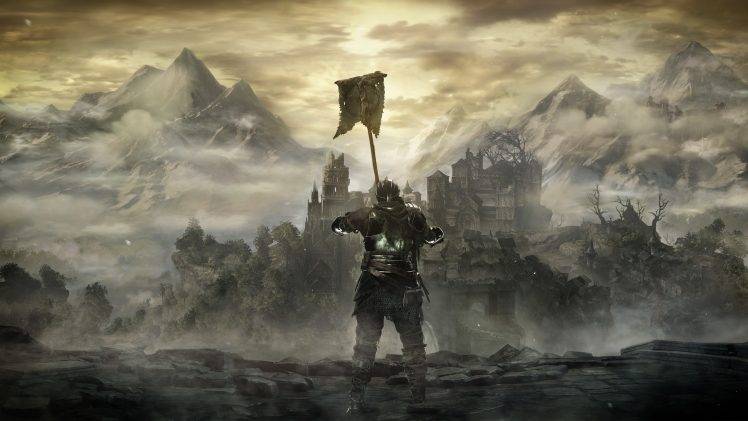 Dark Souls III, Dark Souls, Dark, Gothic, Midevil, Knights, Magic, Landscape HD Wallpaper Desktop Background