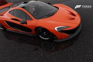 Forza, McLaren P1, Car, Forza Motorsport 6, Video Games, Rain
