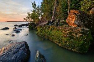 water, Rocks, Nature, Landscape