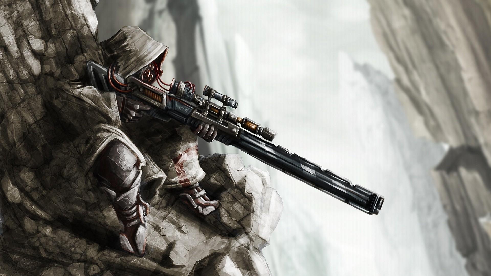 artwork, Fantasy Weapon, Sniper Rifle, Destiny (video Game) Wallpaper