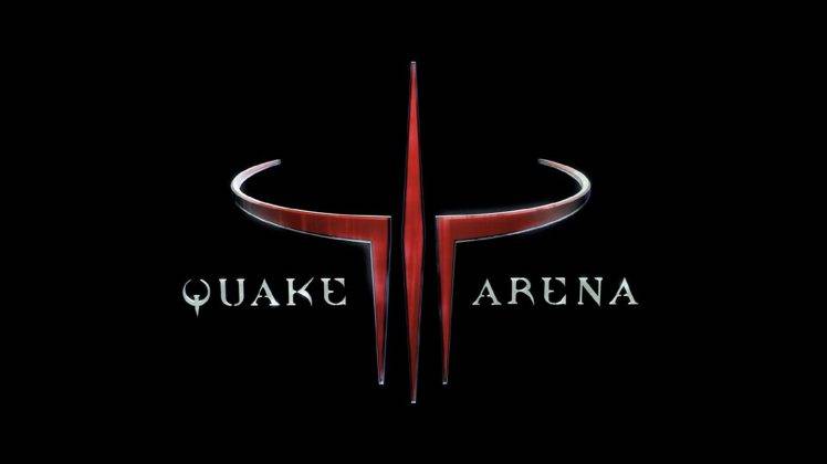 Quake, Video Games, First person Shooter, Black, Red HD Wallpaper Desktop Background
