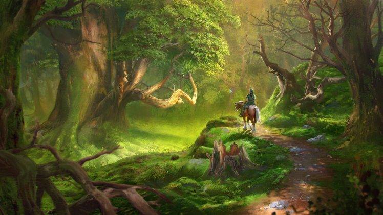 Link, Video Games, The Legend Of Zelda, Forest HD Wallpaper Desktop Background