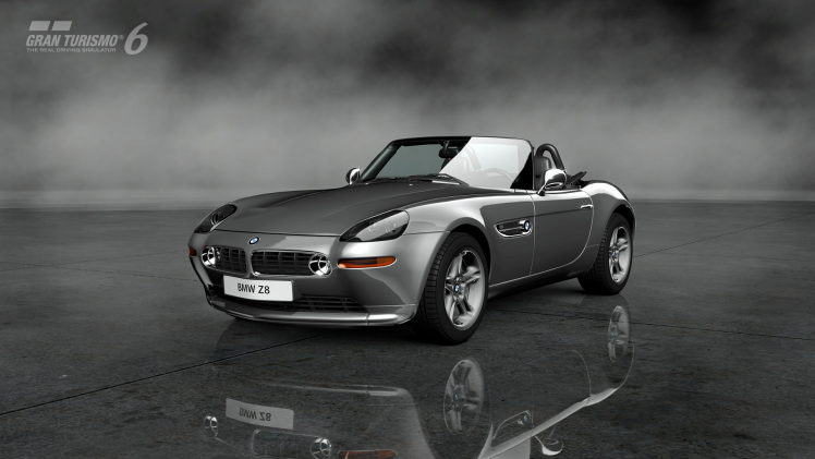 Gran Turismo 6, Video Games, Car, Vehicle, Mist, Reflection, BMW Z8, Convertible HD Wallpaper Desktop Background