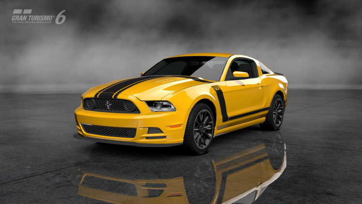 Gran Turismo 6, Video Games, Car, Vehicle, Mist, Reflection, Ford Focus ST, Ford Mustang Boss 302 HD Wallpaper Desktop Background